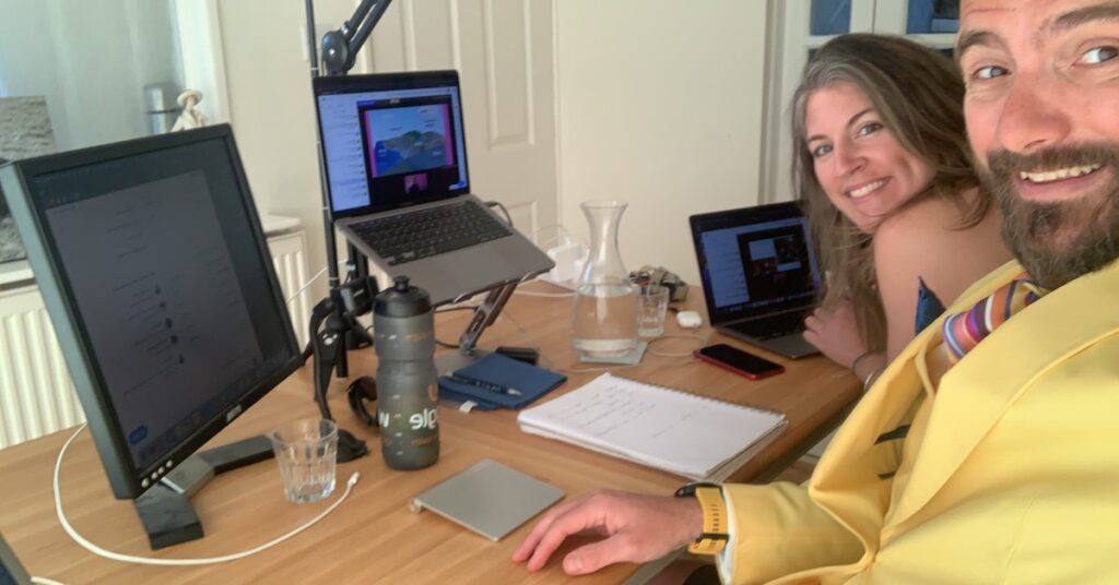 Emily and Alan from Yellow Tuxedo, closing thoughts on The Digital Circus LIVE 2021. Virtual event