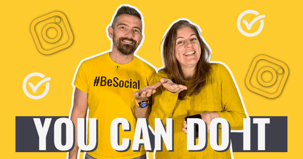 how to create instagram Reels with Emily and Alan from Yellow Tuxedo