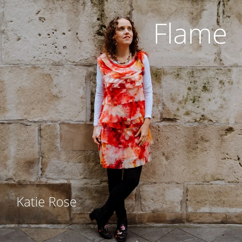 The album cover of Flame- By Katie Rose