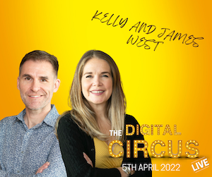James and Kelly West from ONLE Networking speaking at The Digital Circus LIVE 2022 event.
