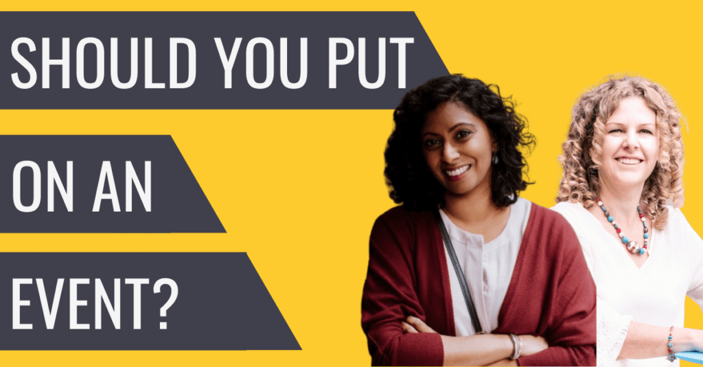 4 reasons why your business should run an event- yellow tuxedo interviewed by small business chat