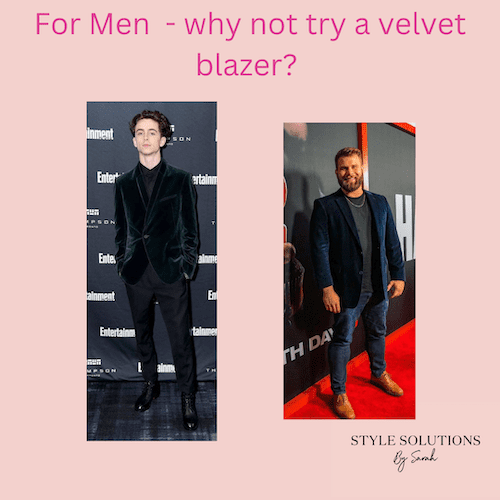 Why not try and velvet blazer- style solutions by Sarah, yellow tuxedo