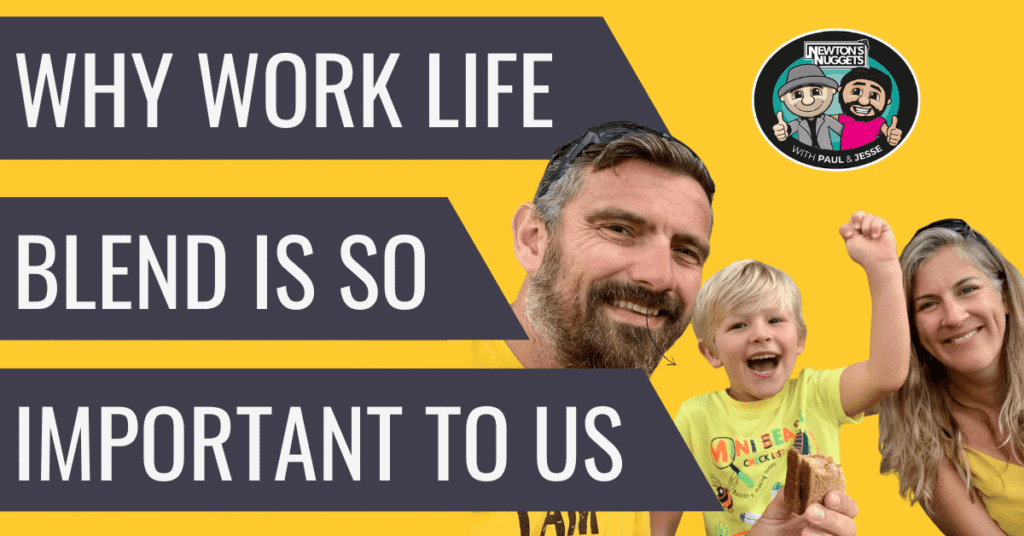 work life blend. Alan discusses the Yellow Tuxedo adventure on the Newtons Nuggets podcast