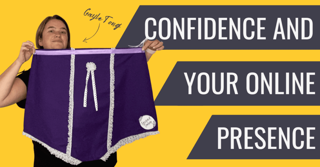 confidence with your online presence. a podcast interview with Gayle Tong from Confidence Conversations