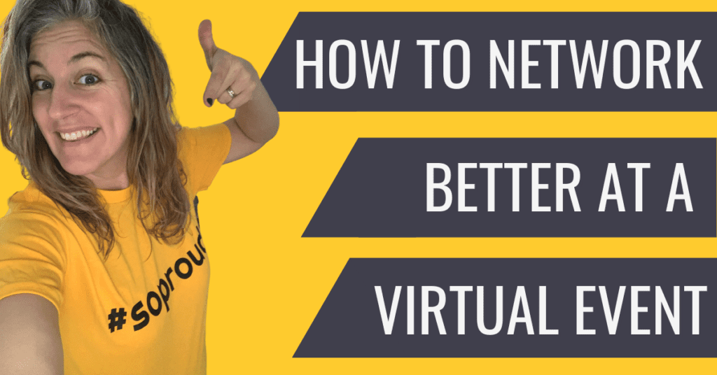 Emily from Yellow Tuxedo talks about how to network at a virtual event