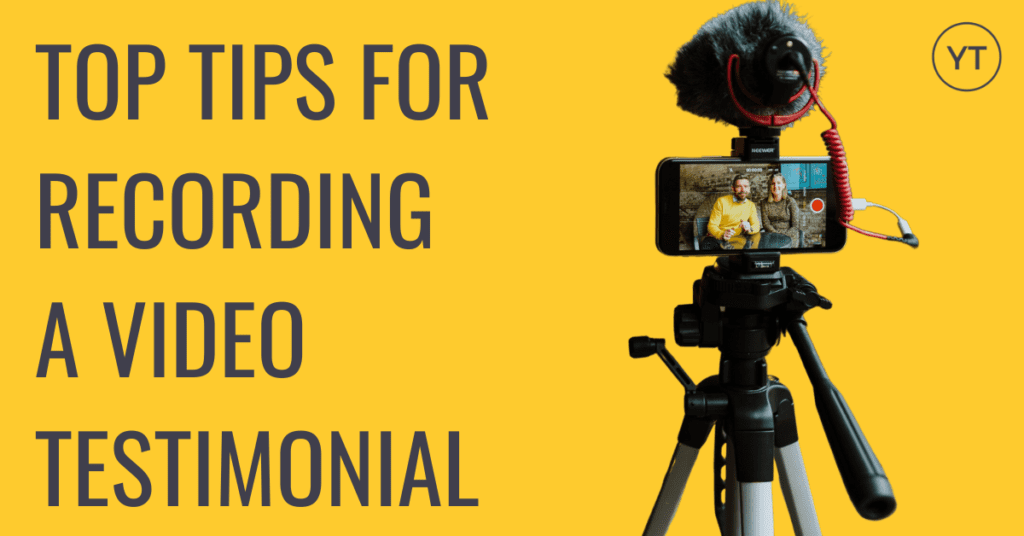 tips for recording a video testimonial