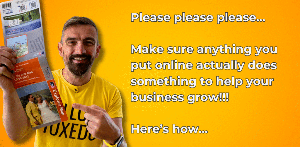 Alan from Yellow Tuxedo has a map guiding us through How to Build a Powerful Online Presence for Small Businesses